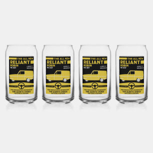 Reliant Robin Car Can Glass