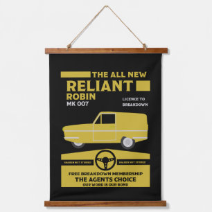 Reliant Robin Car Hanging Tapestry
