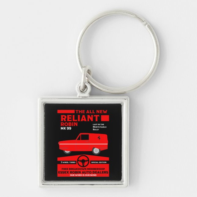 Reliant Robin Car Key Ring (Front)