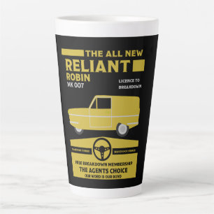 Reliant Robin Car Latte Mug