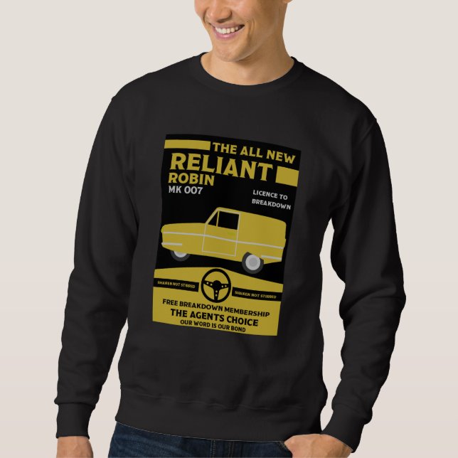 Reliant Robin Car Sweatshirt (Front)