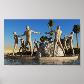 Relic on the Beach Poster