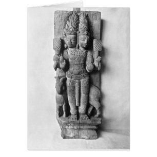 Relief depicting a double-headed image of Agni