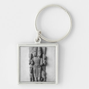 Relief depicting a double-headed image of Agni Key Ring