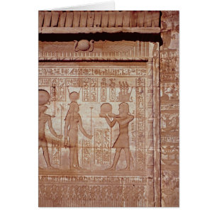 Relief depicting a pharaoh