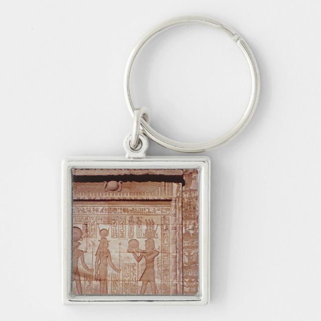 Relief depicting a pharaoh key ring (Front)
