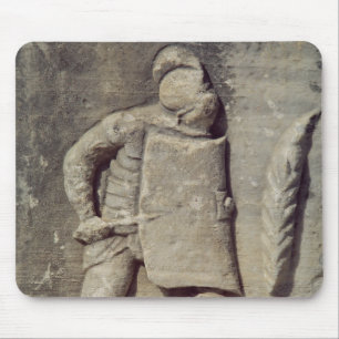 Relief depicting a Roman soldier Mouse Pad