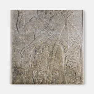 Relief depicting a Winged Genie Magnet