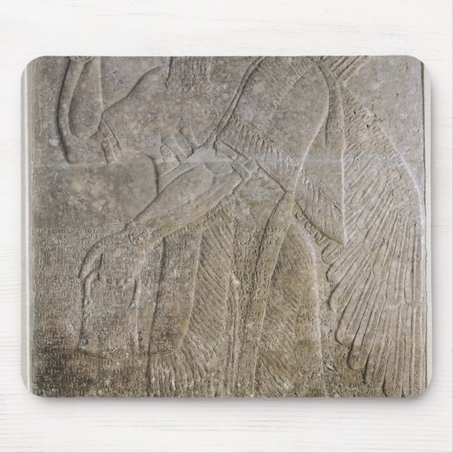 Relief depicting a Winged Genie Mouse Pad (Front)