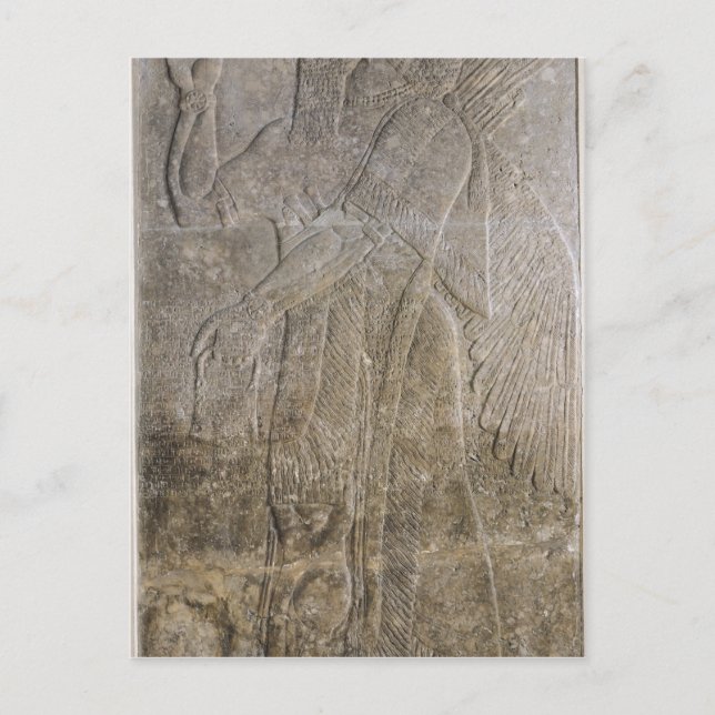 Relief depicting a Winged Genie Postcard (Front)