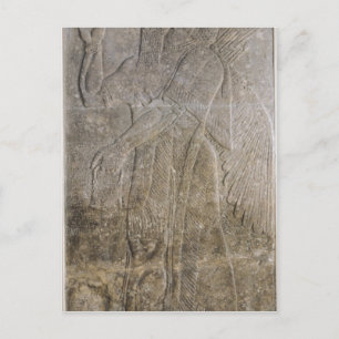 Relief depicting a Winged Genie Postcard