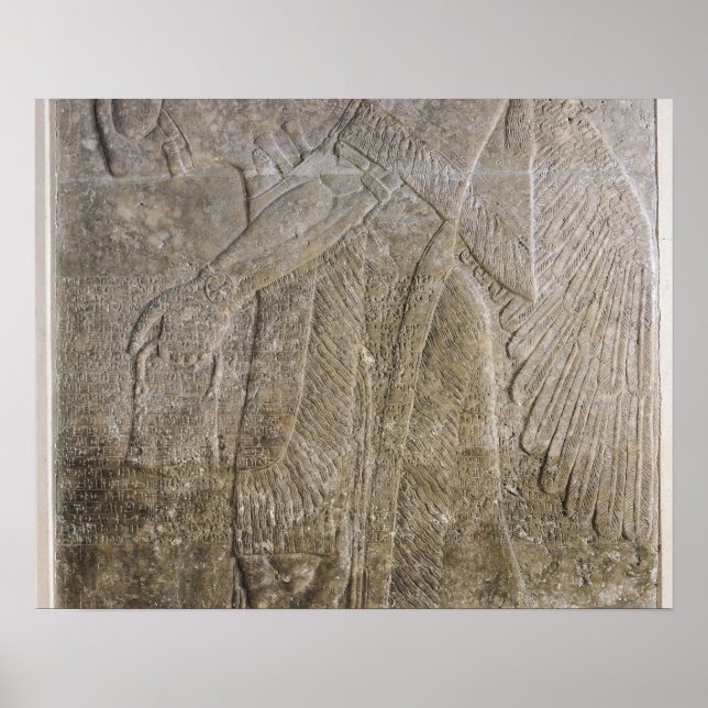 Relief depicting a Winged Genie Poster (Front)