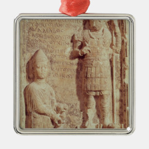 Relief depicting Aphlad, god of village of Metal Ornament