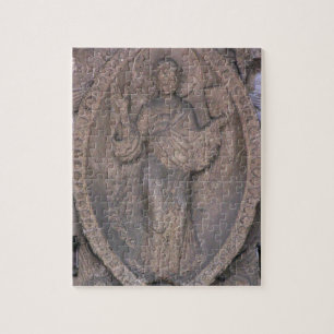Relief depicting Christ in a mandorla, from the no Jigsaw Puzzle