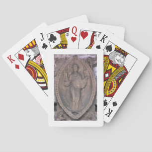 Relief depicting Christ in a mandorla, from the no Playing Cards