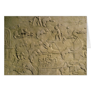 Relief depicting circus games