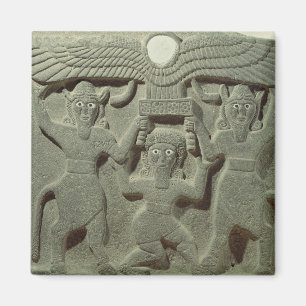 Relief depicting Gilgamesh between two Magnet