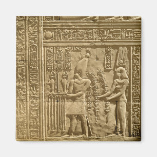 Relief depicting Ptolemy VIII Euergetes II Magnet