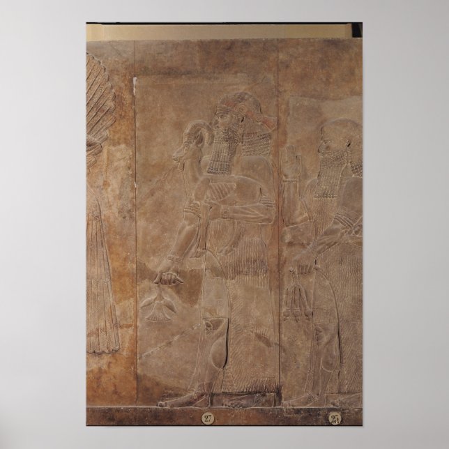 Relief depicting Sargon II Poster (Front)