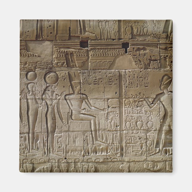 Relief depicting Seti I  making an offering Magnet (Front)