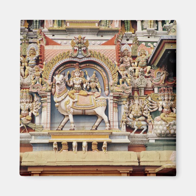 Relief depicting Shiva and Parvati riding Magnet (Front)