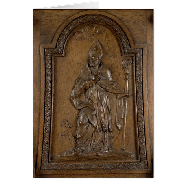 Relief depicting St. Medard  Bishop (Front)