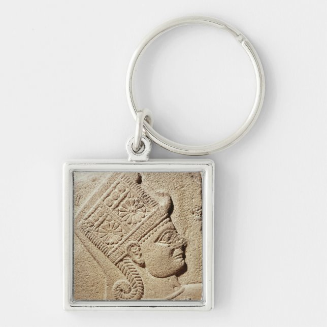 Relief depicting the head of a young prince key ring (Front)
