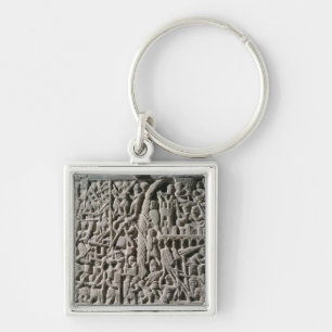 Relief depicting the Siege of Carcassonne Key Ring