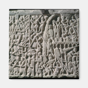 Relief depicting the Siege of Carcassonne Magnet