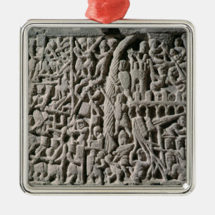 Relief depicting the Siege of Carcassonne Metal Tree Decoration