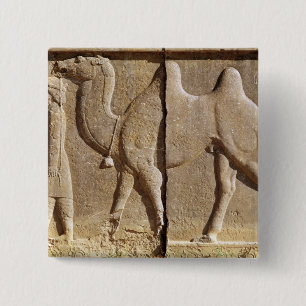 Relief from the front of the eastern stairway 15 cm square badge
