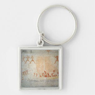 Relief from the Mastaba of Akhethotep depicting bo Key Ring