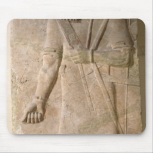 Relief of an Assyrian warrior Mouse Pad