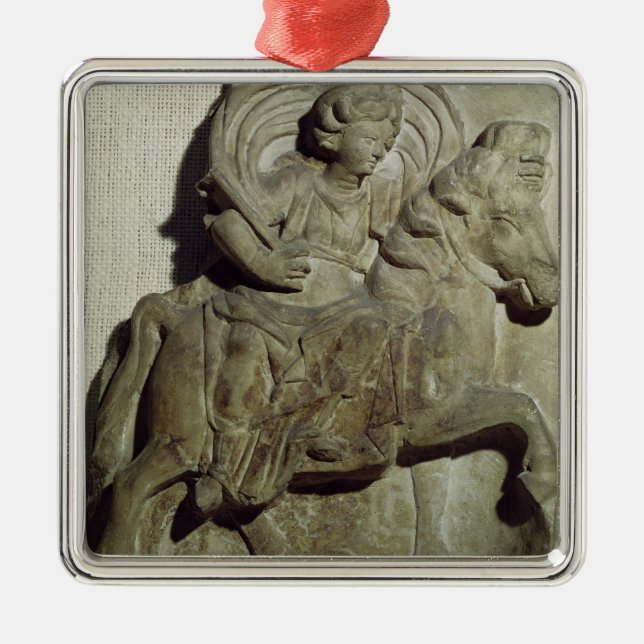 Relief of Epona, Gaulish goddess Metal Tree Decoration (Front)