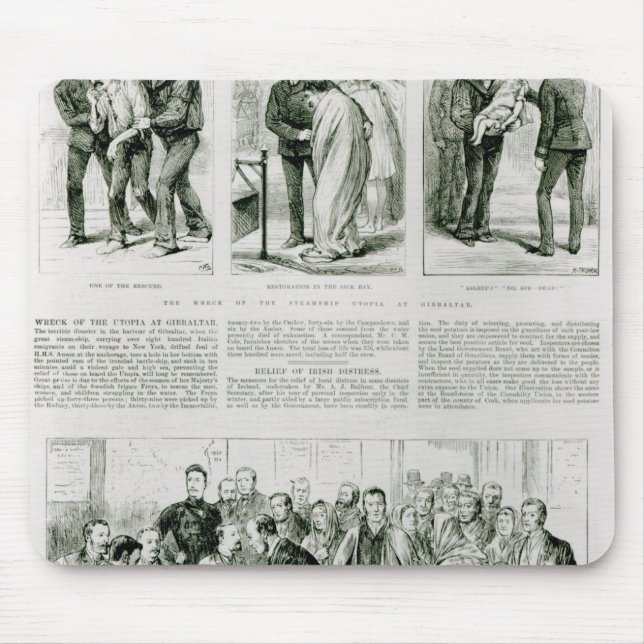 Relief of Irish Distress Mouse Pad (Front)