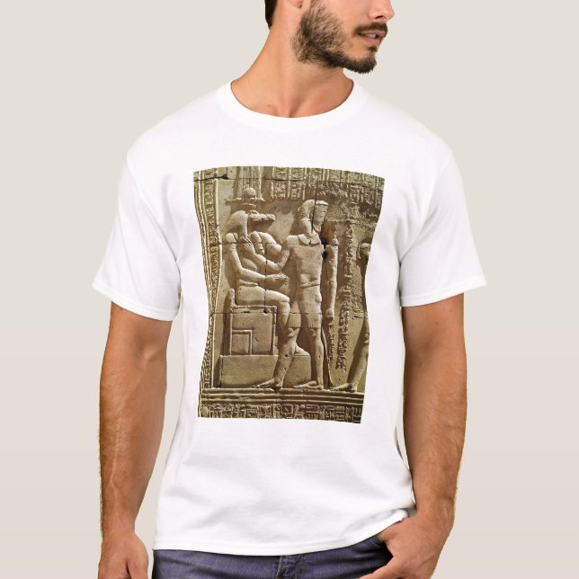 Relief of Sobek and Ptolemy VI Philometor T-Shirt (Front)