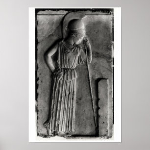 Relief of the Mourning Athena, c.460 Poster