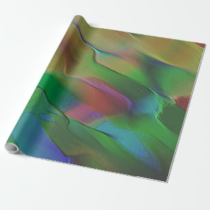 Reliefs with predominance of mat yellow and green wrapping paper