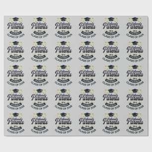 Relieved parents of grad funnny graduation 2026 wrapping paper