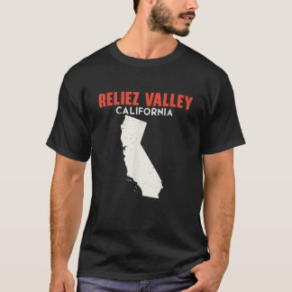 Reliez Valley California USA State America Travel  T-Shirt