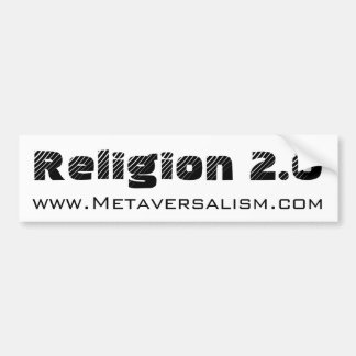 Religion 2.0 Bumper Sticker v.2