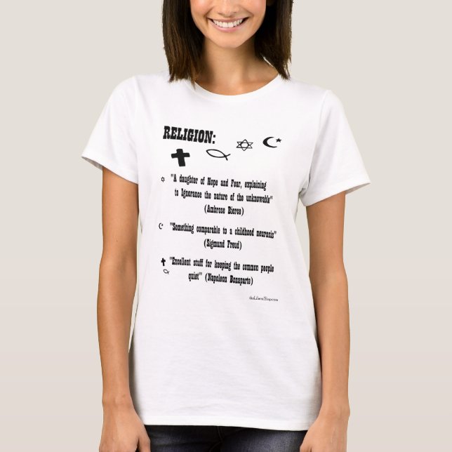 Religion Definition Women's Spaghetti Top (Fitted) (Front)