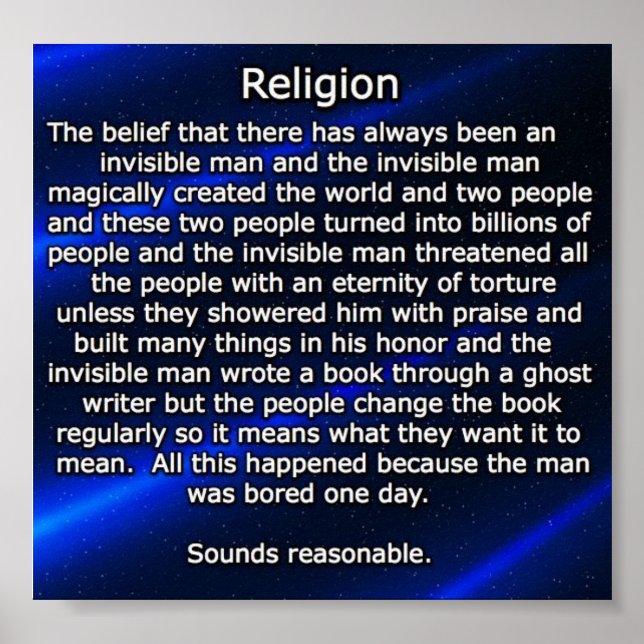 religion explained poster (Front)