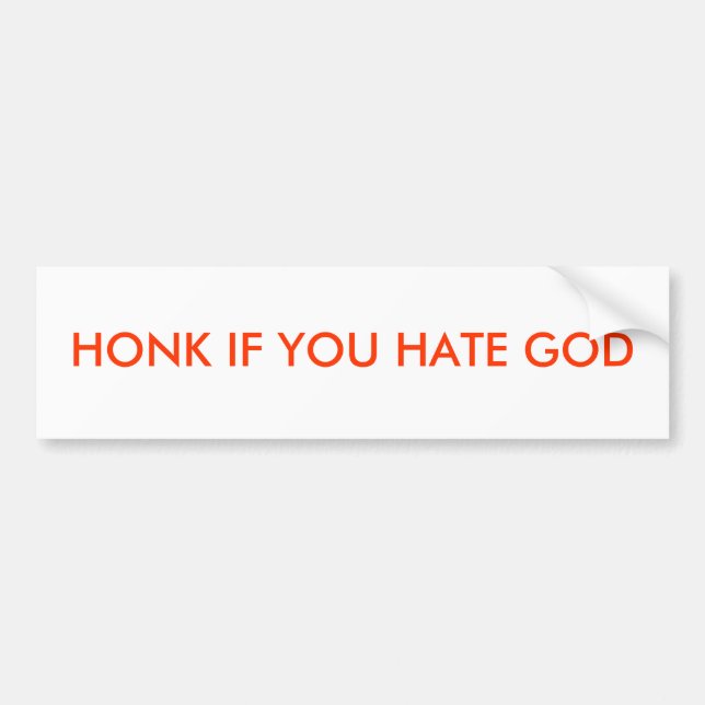 Religion Free Bumper Sticker (Front)