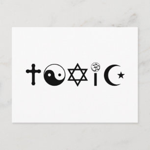 Religion Is Toxic Freethinker Postcard