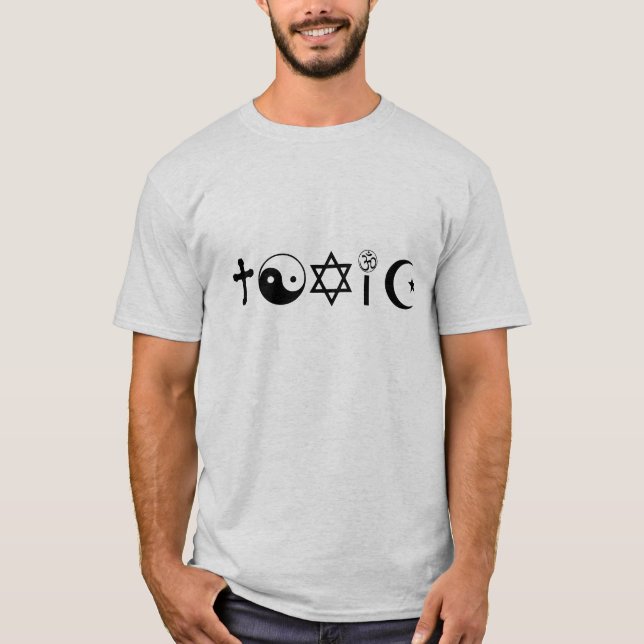 Religion Is Toxic Freethinker T-Shirt (Front)