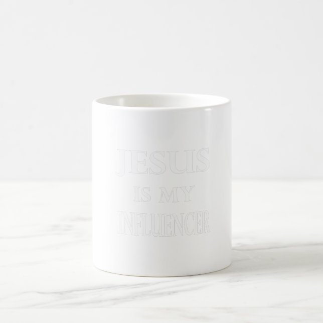 Religion - Jesus Is My Influencer Coffee Mug (Center)