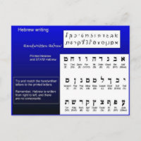 Religion, Judaism, Hebrew writing