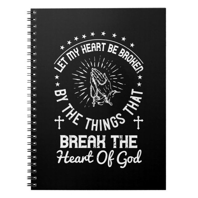 Religion - Let My Heart Be Broken Notebook (Front)