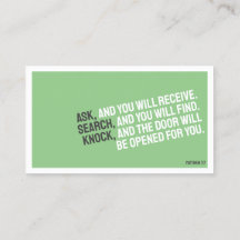 RELIGION Minimalist Business Card